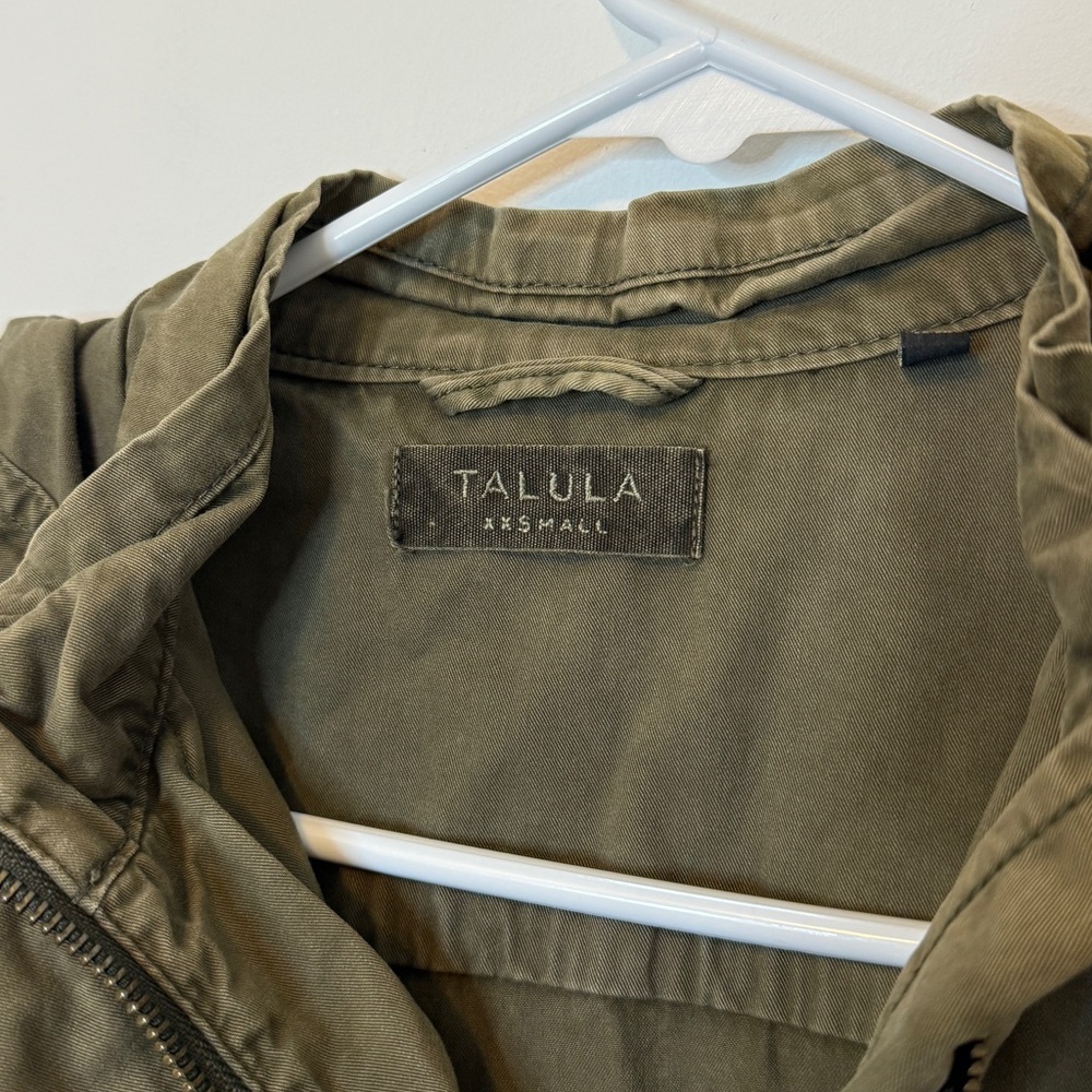 Aritzia Talula Trooper Military Jacket Size XXS Green - Picture 3 of 8